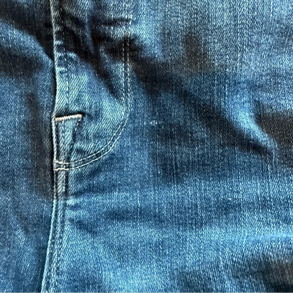 Good American Good Legs Crop Leg Jeans - Dark Blue Size 16 - Picture 5 of 11